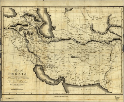 نقشهٔ ایران از کتاب تاریخ پارس